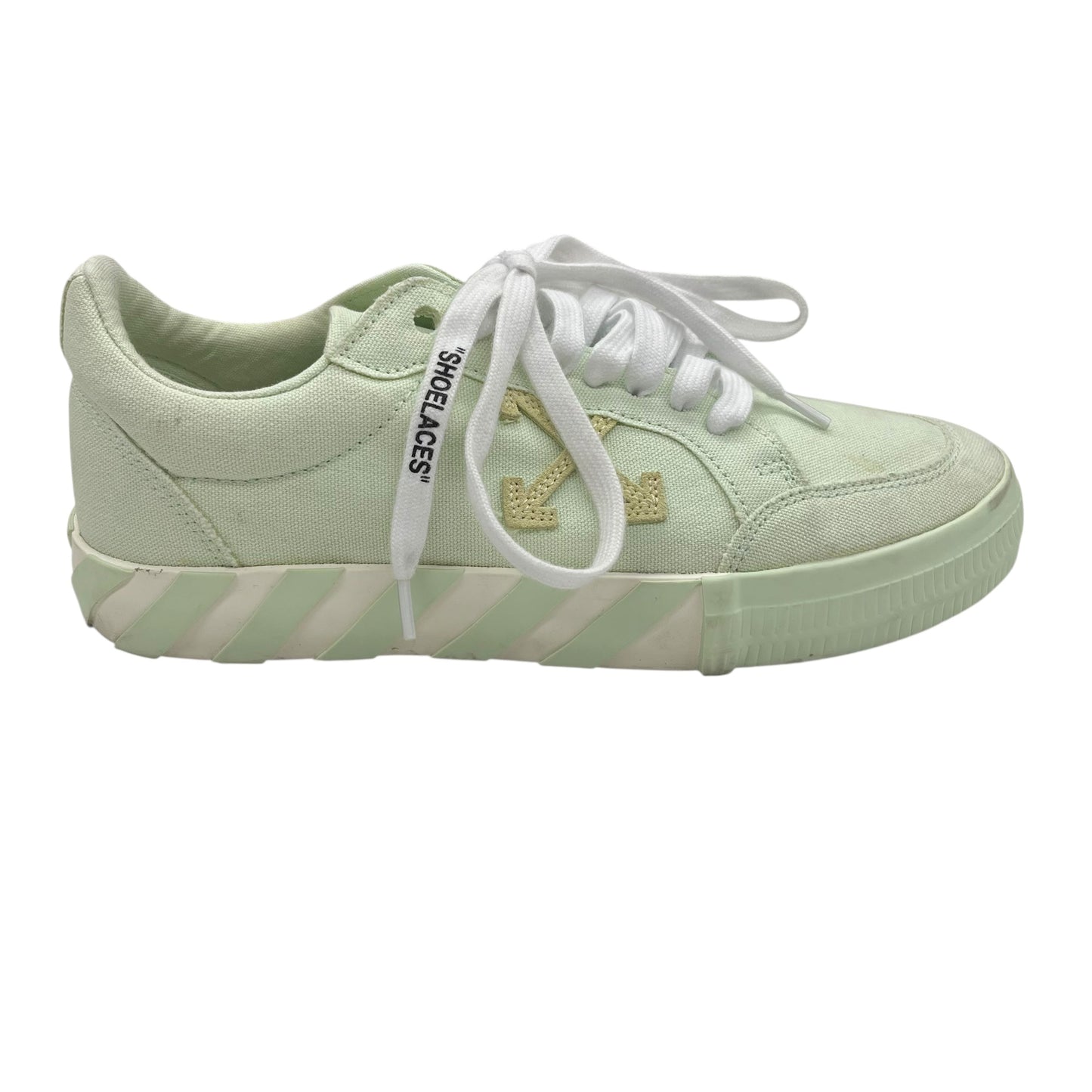 Shoes Luxury Designer By Off-White In Green, Size:10.5