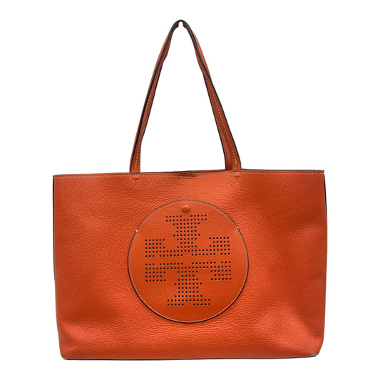 Handbag Designer By Tory Burch In Orange, Size:Large