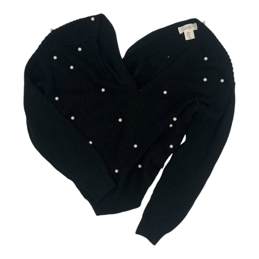 Sweater By Jessica Simpson In Black, Size:M