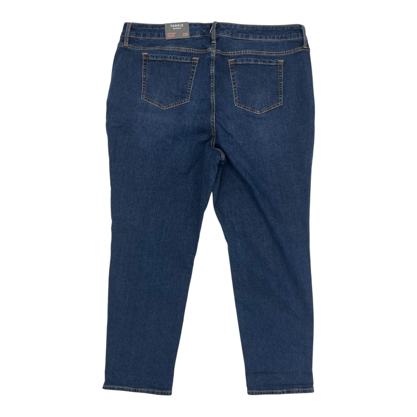 Jeans Straight By Torrid In Blue Denim, Size:22