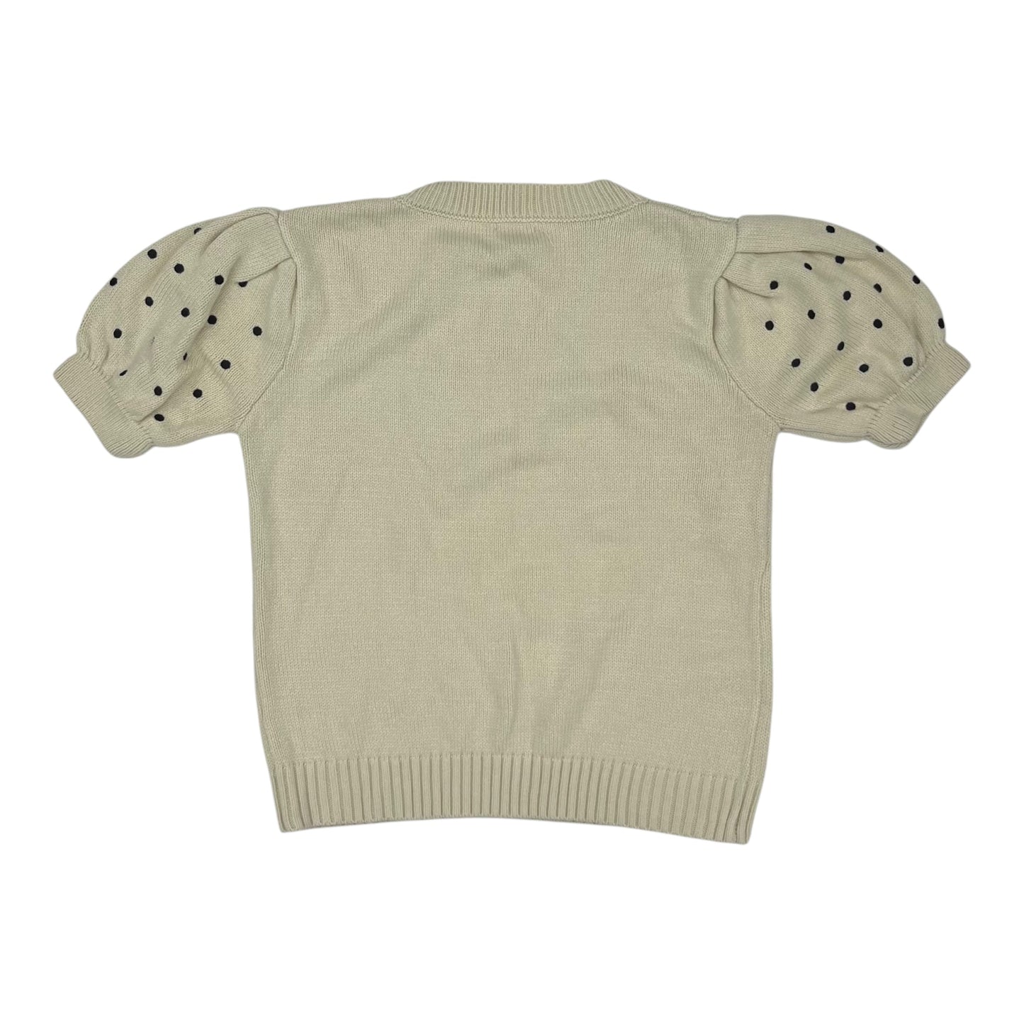 Sweater Ss By Bibi In Cream, Size:Xl
