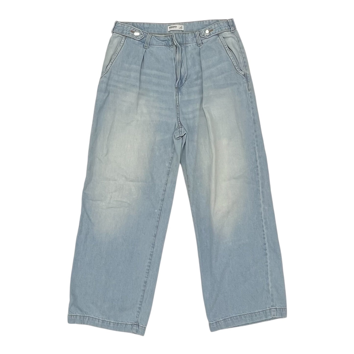 Jeans Wide Leg By Sonoma In Blue Denim, Size:10