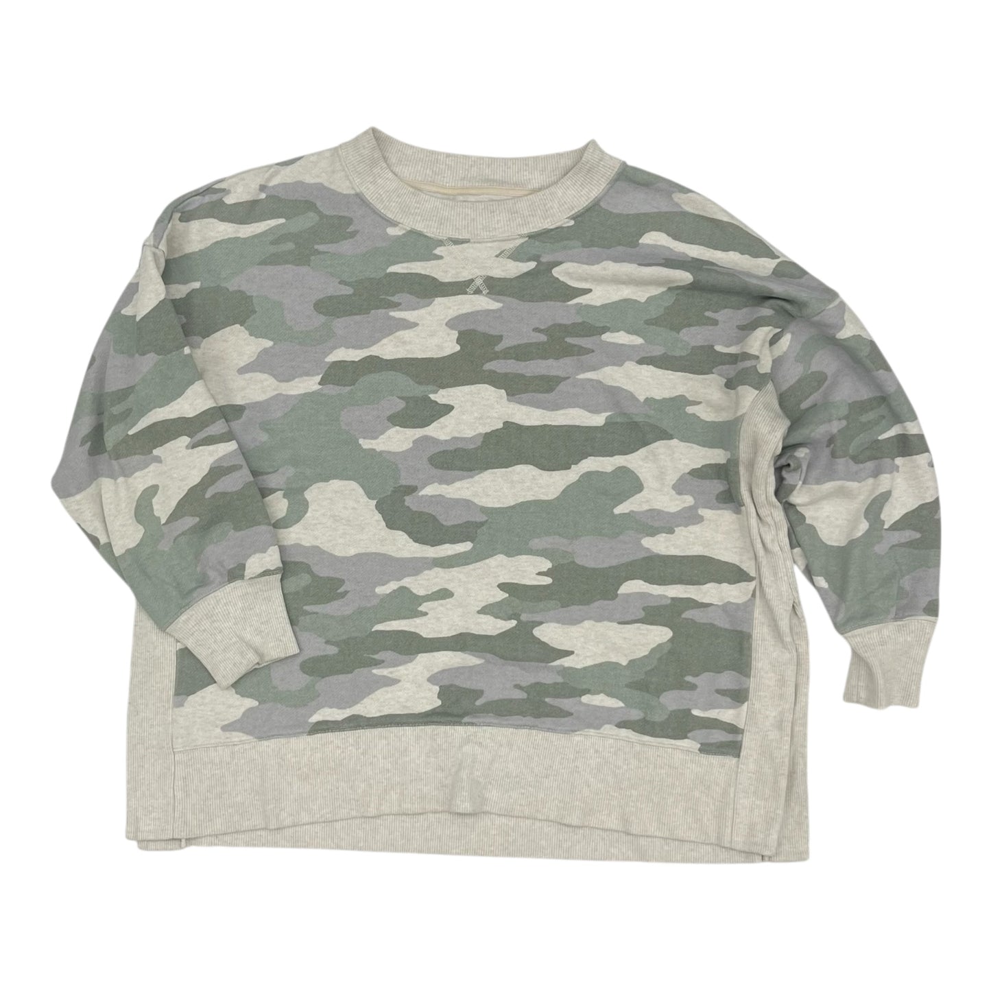 Sweatshirt Crewneck By Aerie In Camouflage Print, Size:Xl
