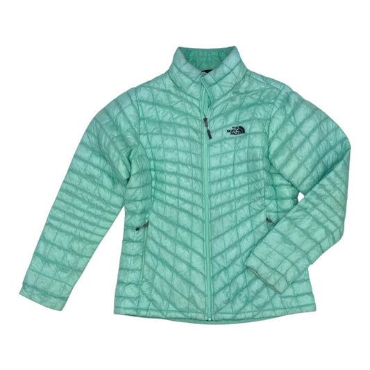 Athletic Jacket By The North Face In Green, Size:L