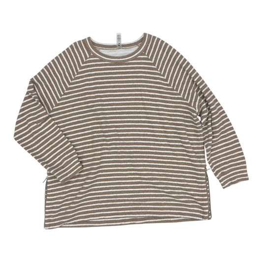 Top Ls By Lou And Grey In Brown & White, Size:Xxl