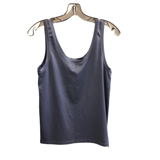 Navy Top Sleeveless Karen Kane, Size L