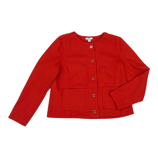 Cardigan By Croft And Barrow In Orange, Size:L