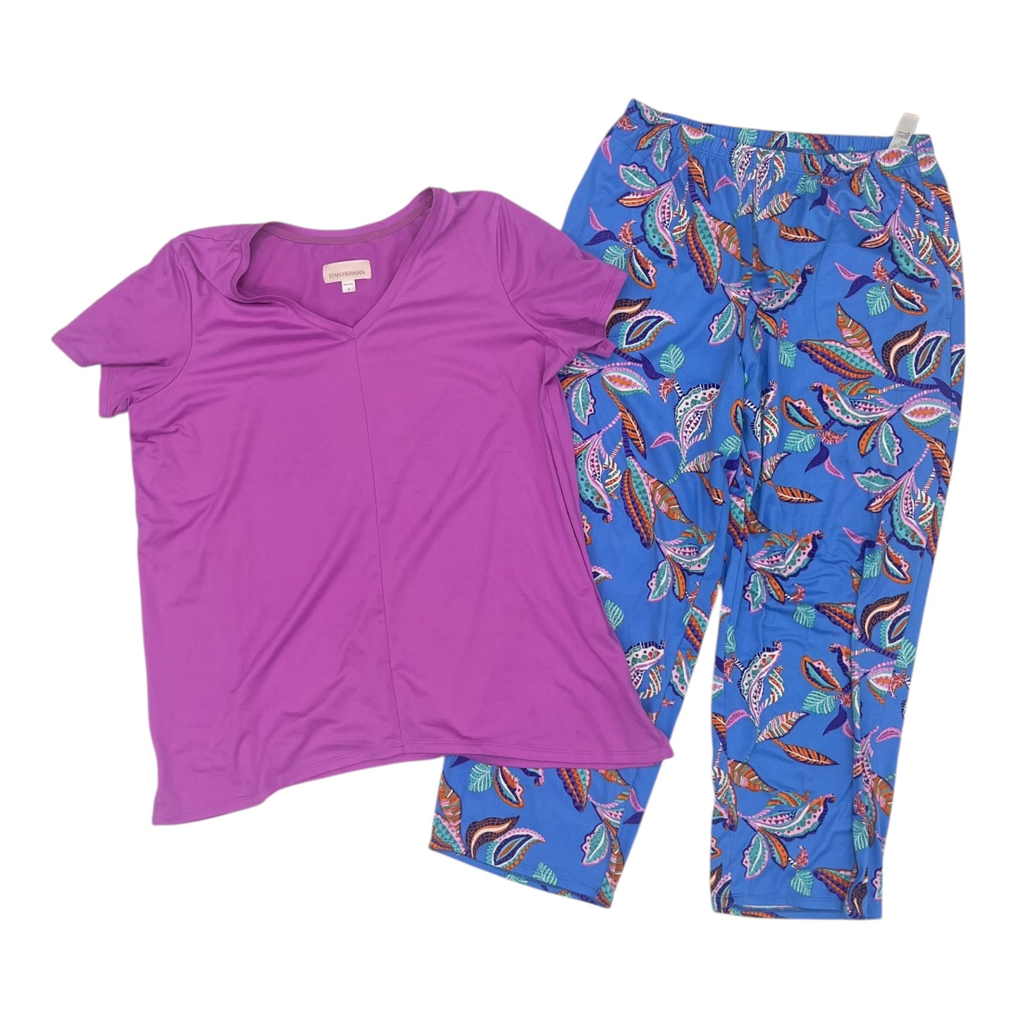 Pajamas 2Pc By Clothes Mentor In Blue & Purple, Size:S