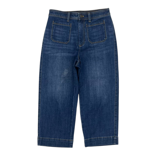 Jeans Wide Leg By Talbots In Blue Denim, Size:6P