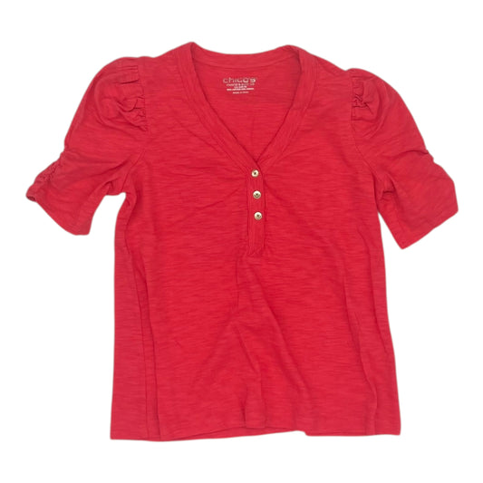 Top Ss By Chicos In Pink, Size:Xs