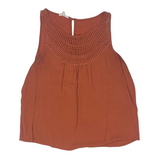 Top Sleeveless By Maurices In Tan, Size:M