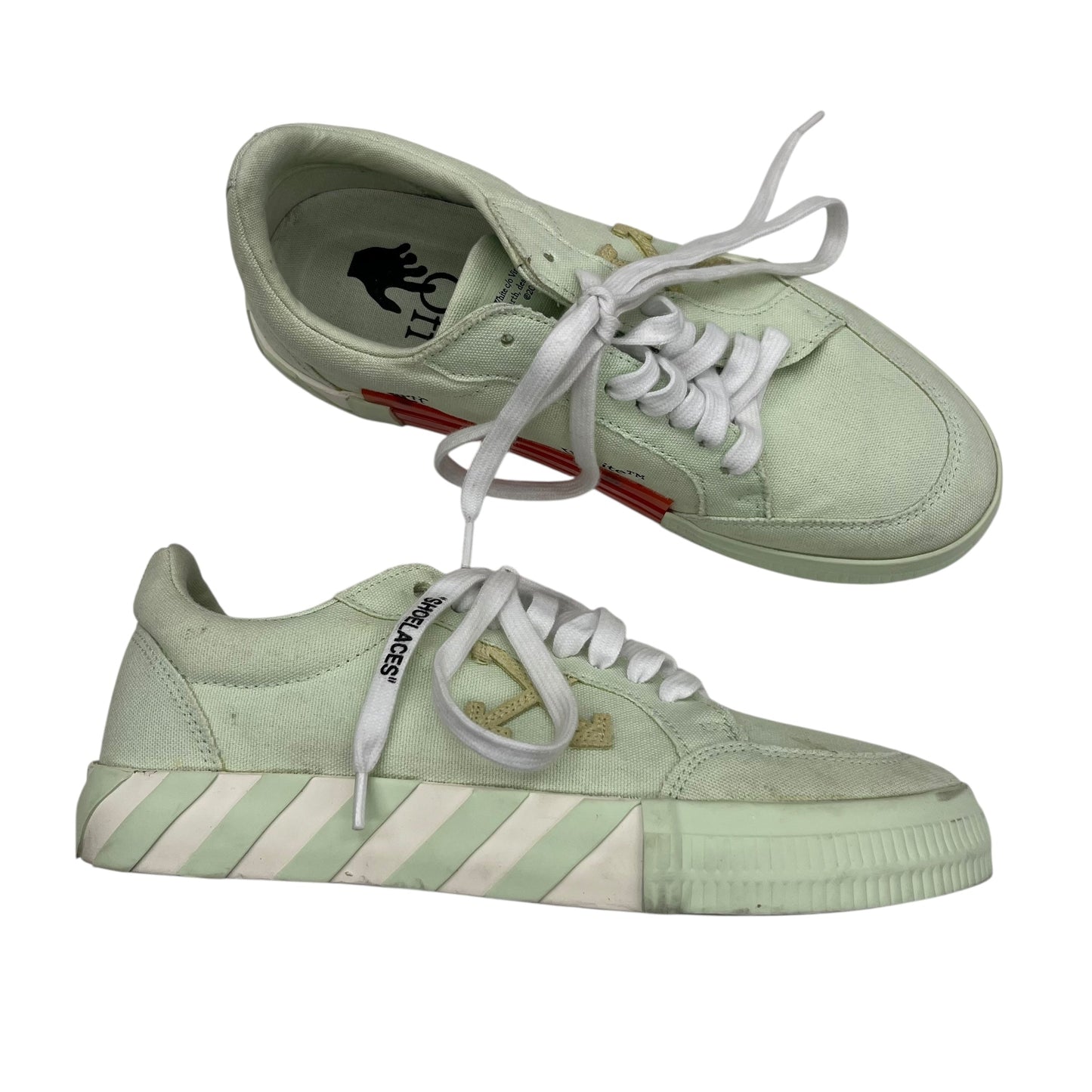 Shoes Luxury Designer By Off-White In Green, Size:10.5