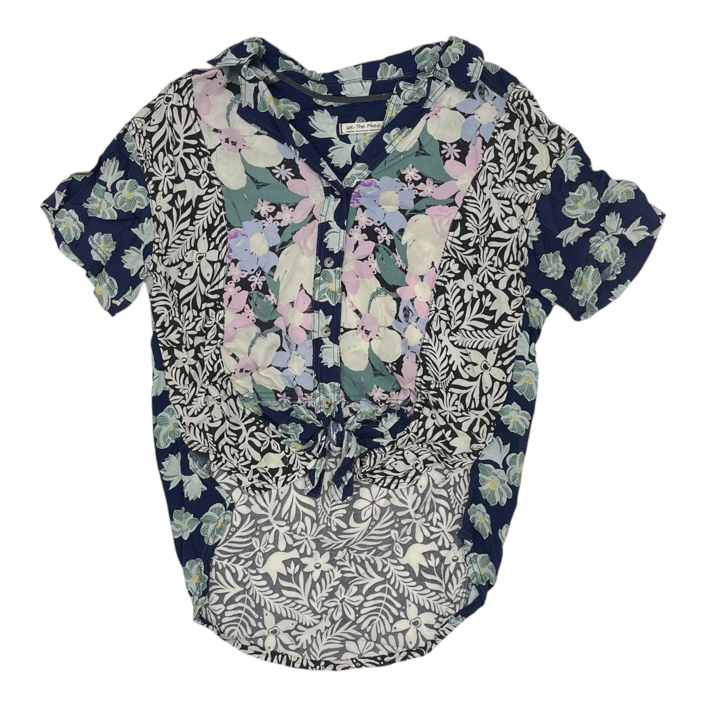 Blouse Ss By We The Free In Blue, Size:M
