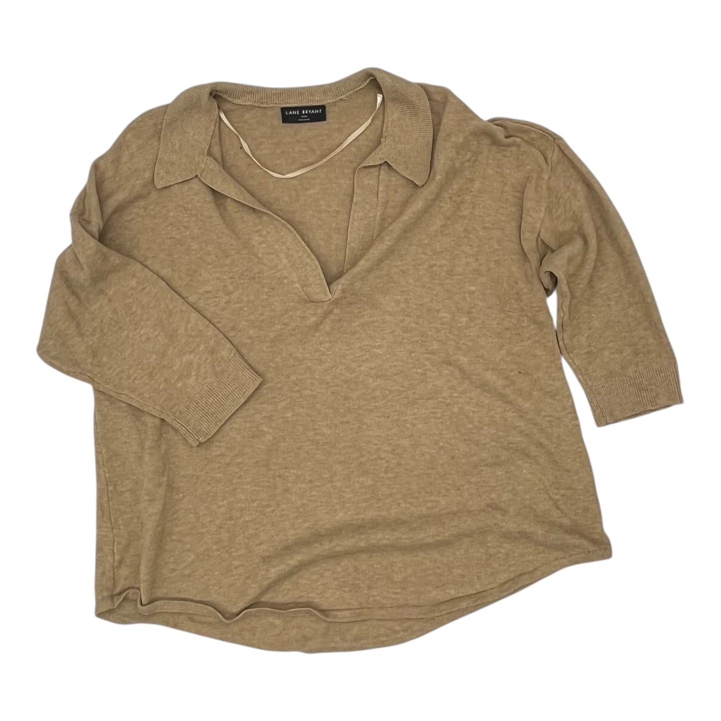 Sweater By Lane Bryant In Brown, Size:3X