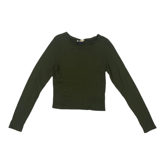 Top Ls By Universal Thread In Green, Size:M