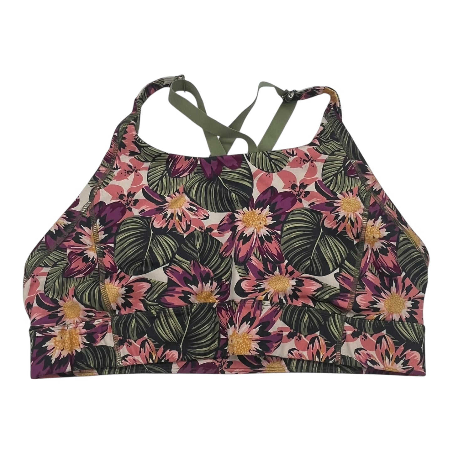 ATHLETIC BRA by MTA PRO In FLORAL PRINT, Size: 3X