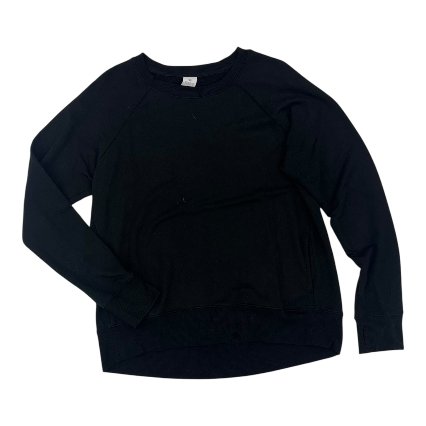 Sweatshirt Crewneck By Members Mark In Black, Size:M