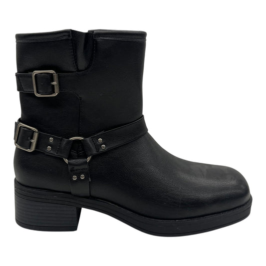 Boots Ankle Heels By Clothes Mentor In Black, Size:10