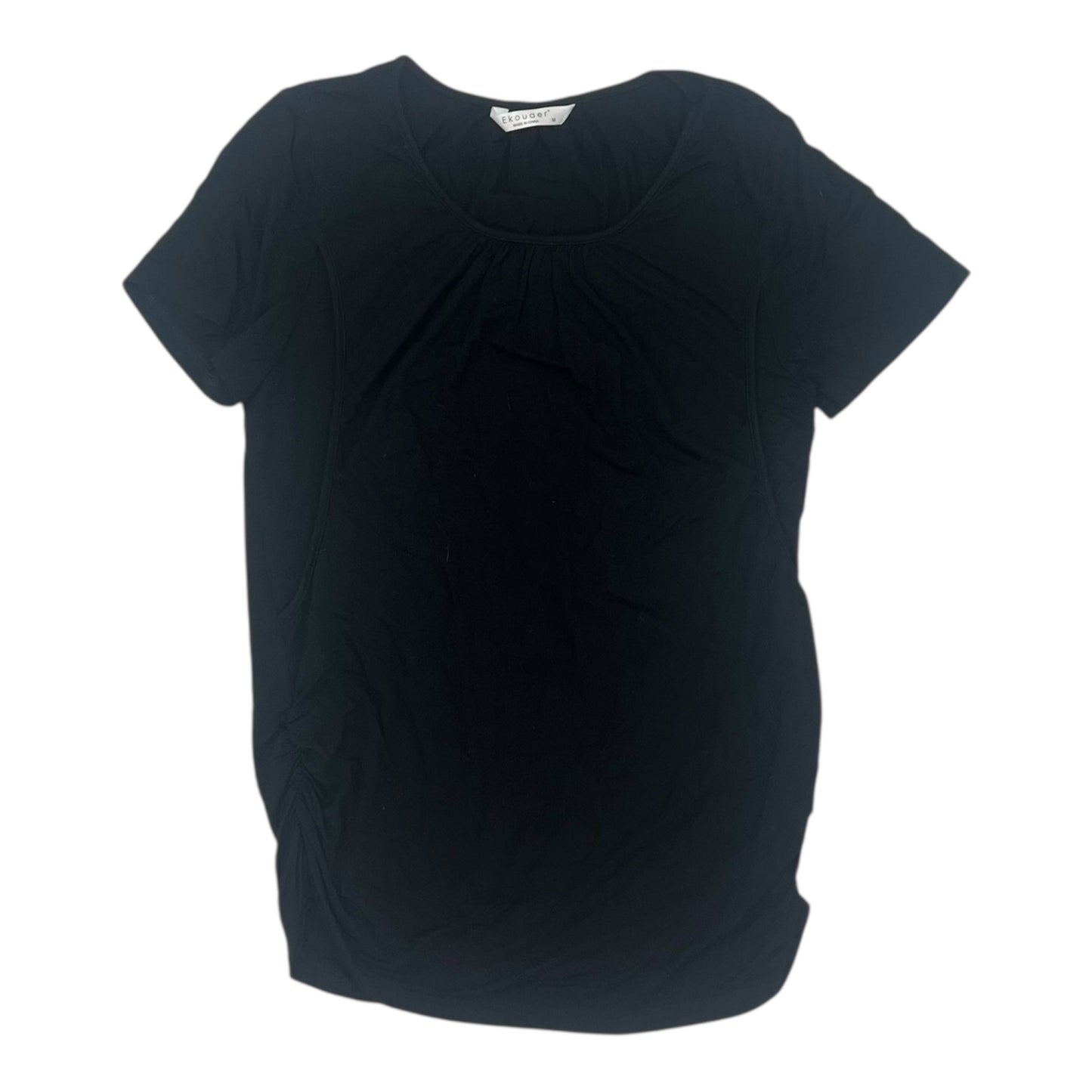Mat Top Ss By Ekouaer In Black, Size:M