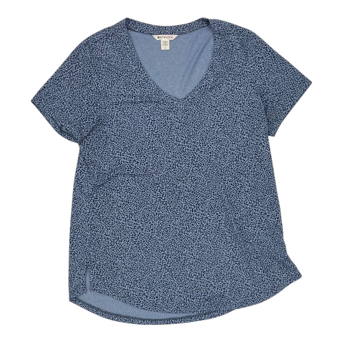 Athletic Top Ss By Athleta In Blue, Size:L
