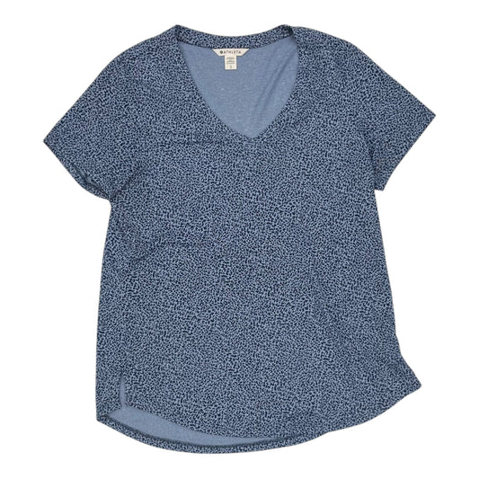 Athletic Top Ss By Athleta In Blue, Size:L