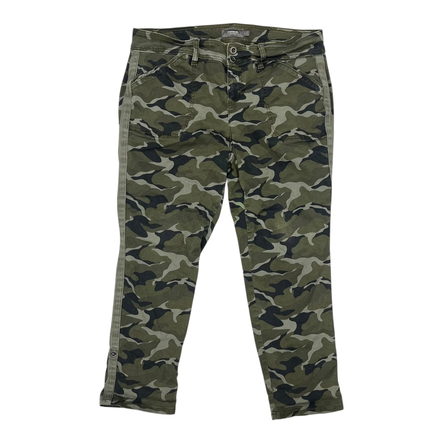 Pants Cargo & Utility By Torrid In Camouflage Print, Size:18