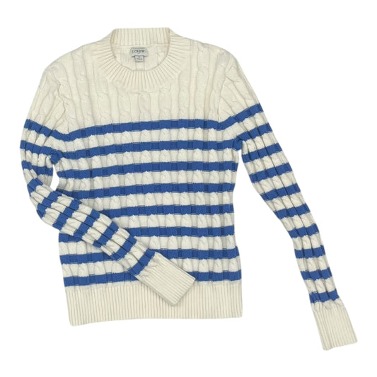 SWEATER by J. CREW In BLUE & CREAM, Size: MEDIUM