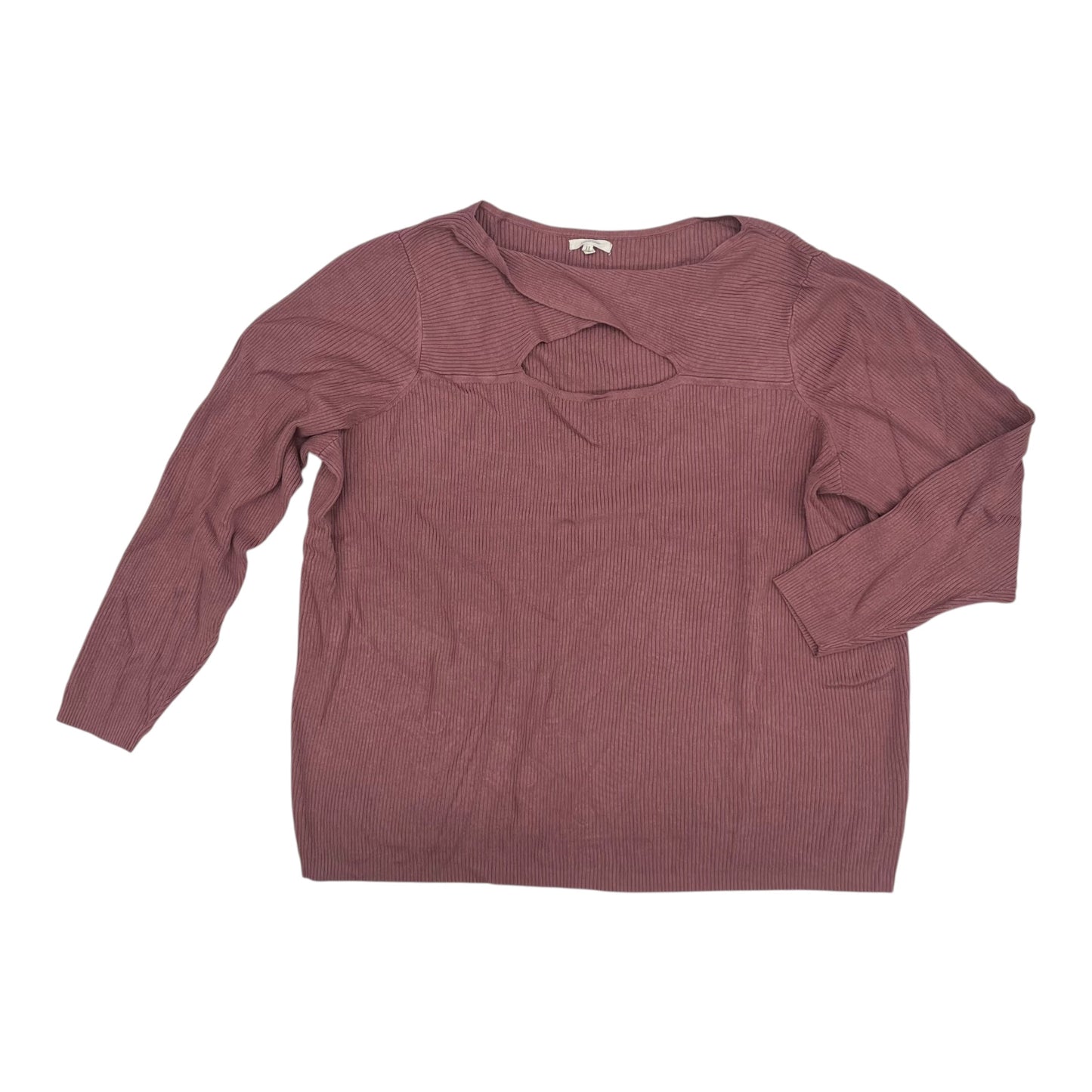 Sweater By Maurices In Mauve, Size:3X