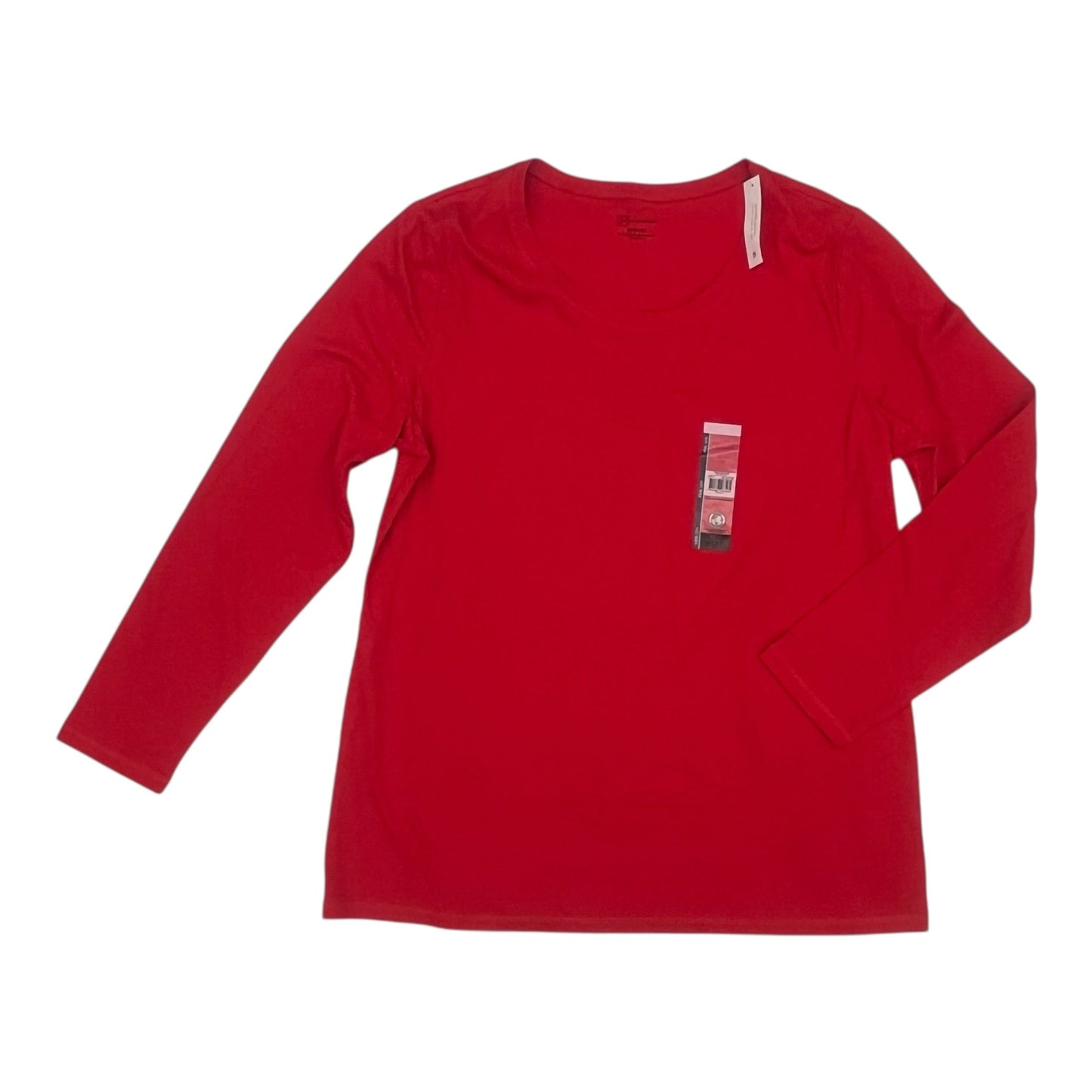 Top Ls Basic By No Boundaries In Red, Size:3X