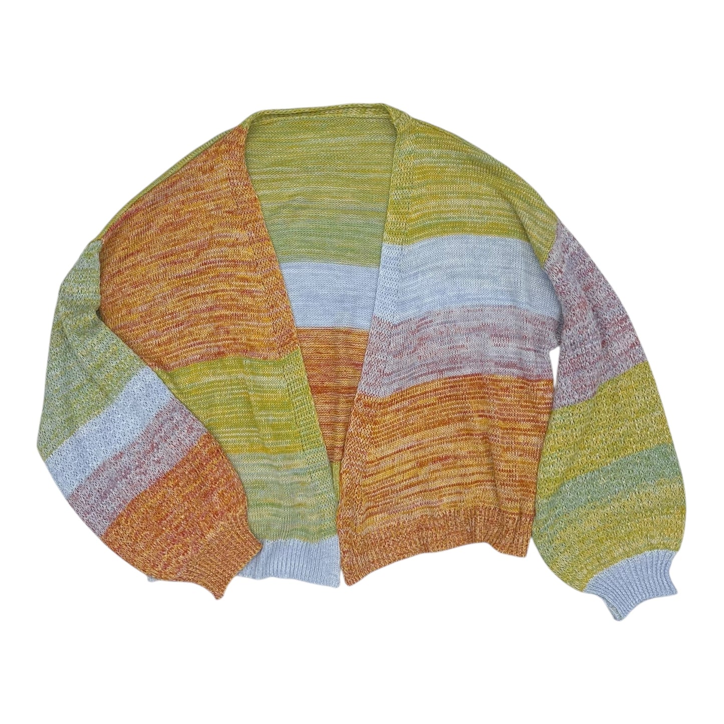 Sweater Cardigan By Cme In Multi, Size:3X