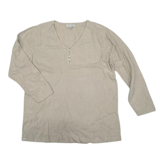 Sweater By Barefoot Dreams In Cream, Size:2X