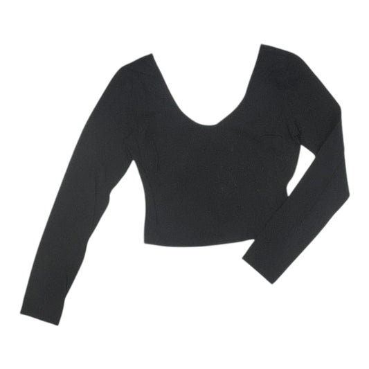 Athletic Top Ls Collar By Lululemon In Black, Size:S