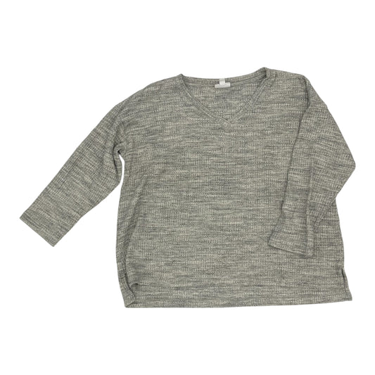 Top Ls By J. Jill In Cream & Grey, Size:Xl