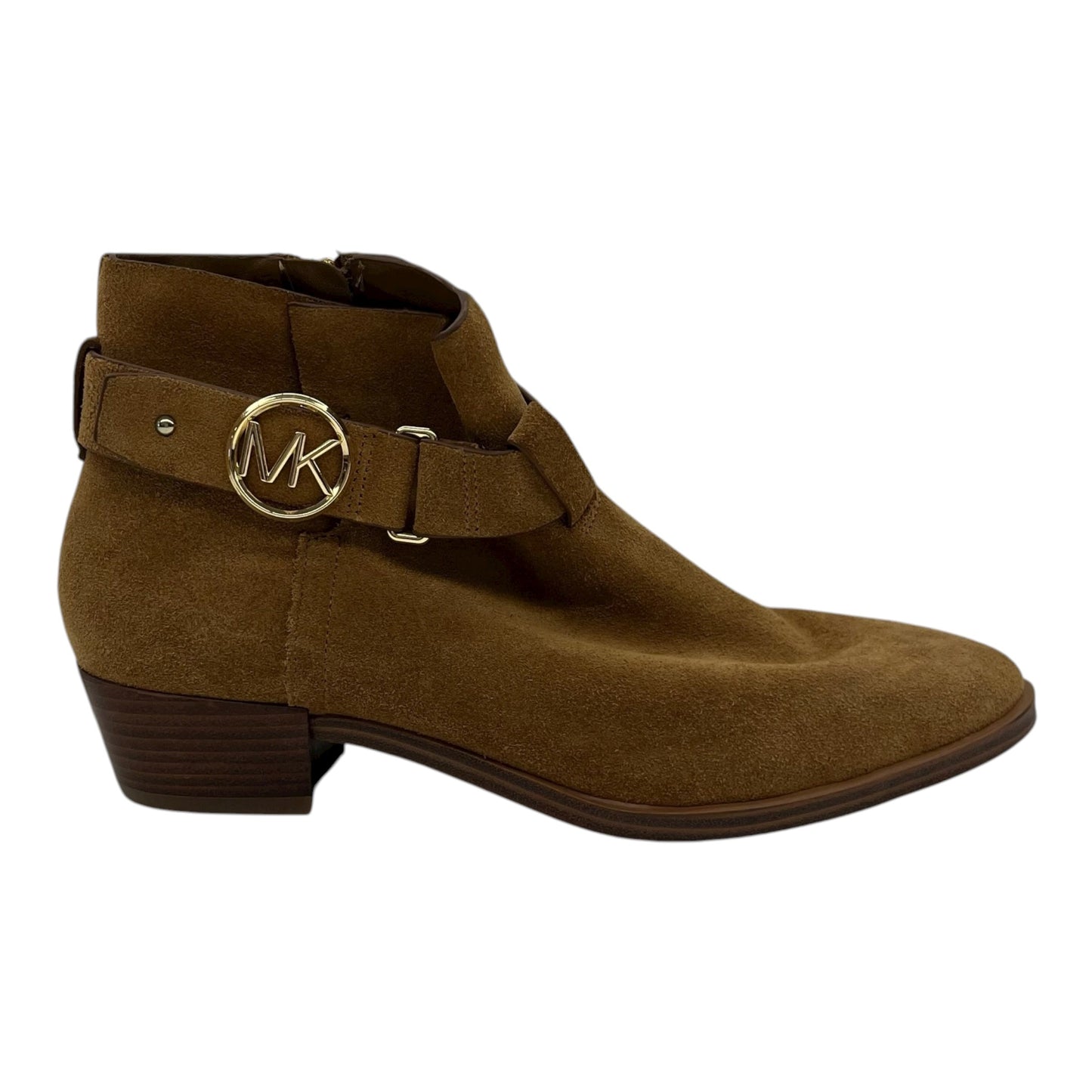 Boots Designer By Michael Kors In Brown, Size:6.5