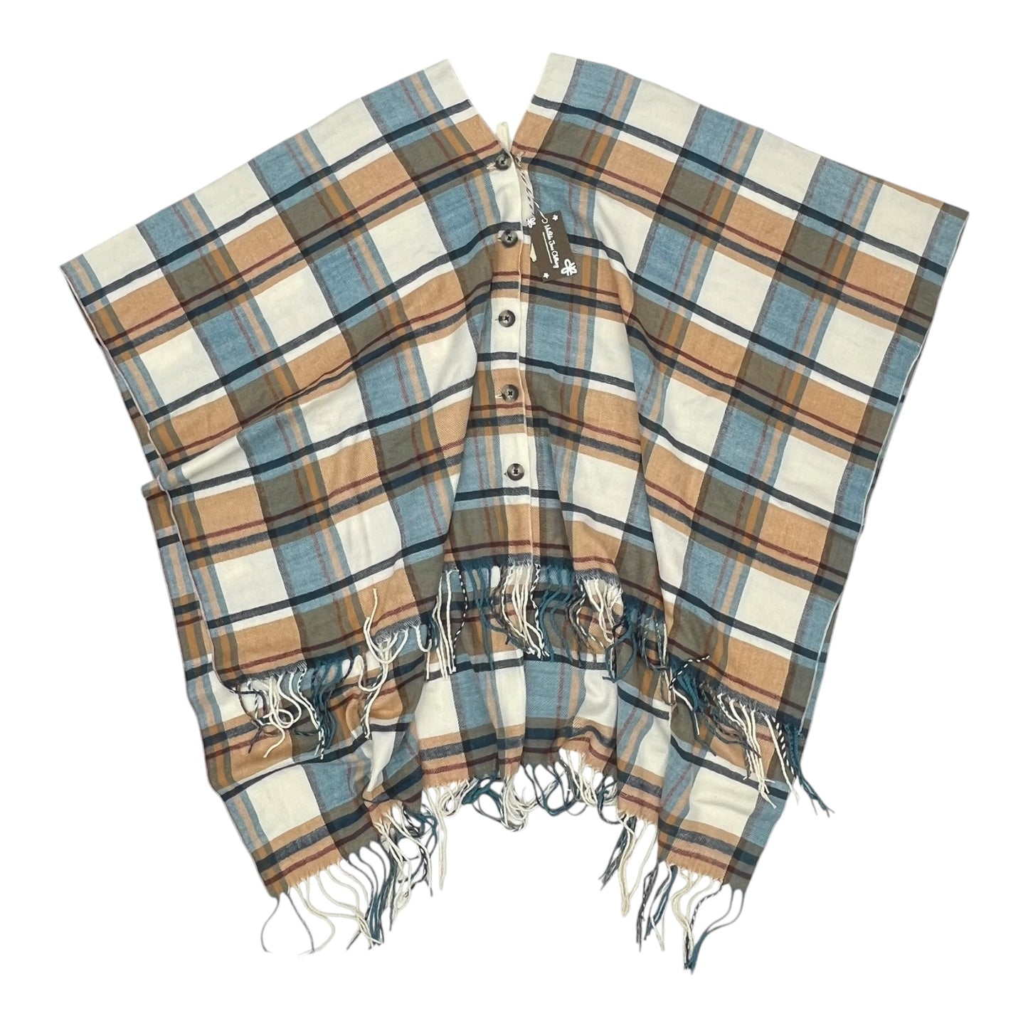 Poncho By Matilda Jane In Tan, Size:Osfm