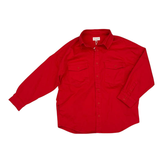 Jacket Denim By Risen In Red, Size:S