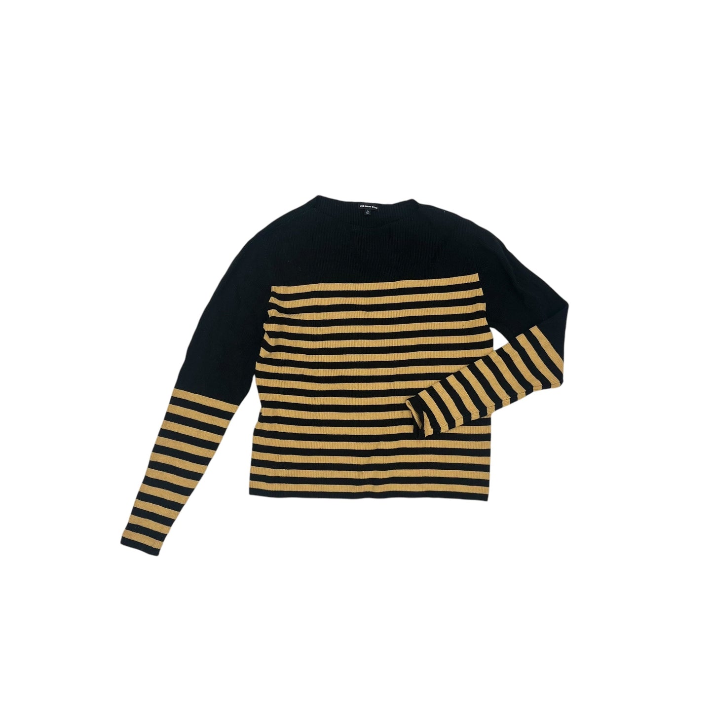 Sweater By Who What Wear In Black & Brown, Size:M