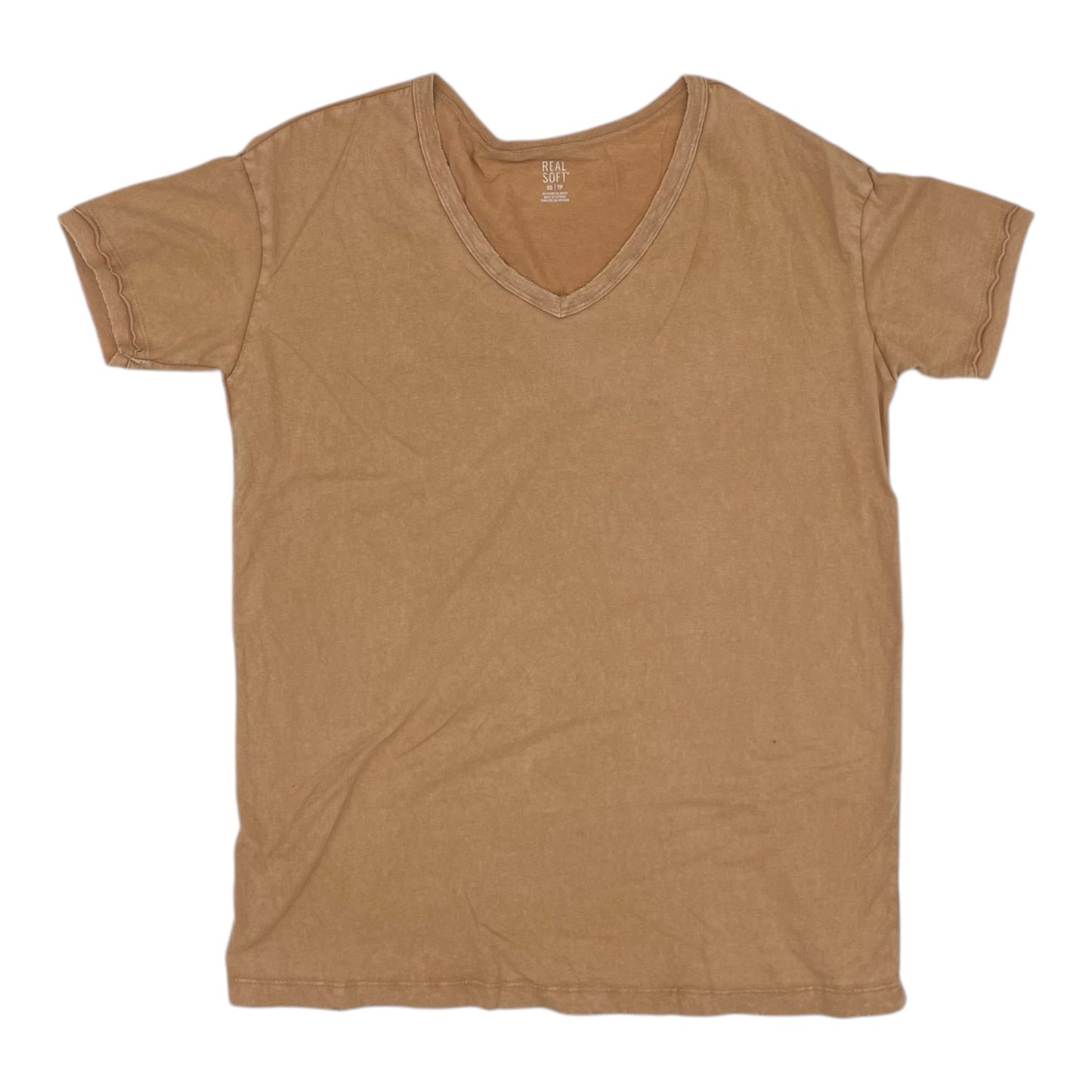 Top Ss By Aerie In Tan, Size:Xs