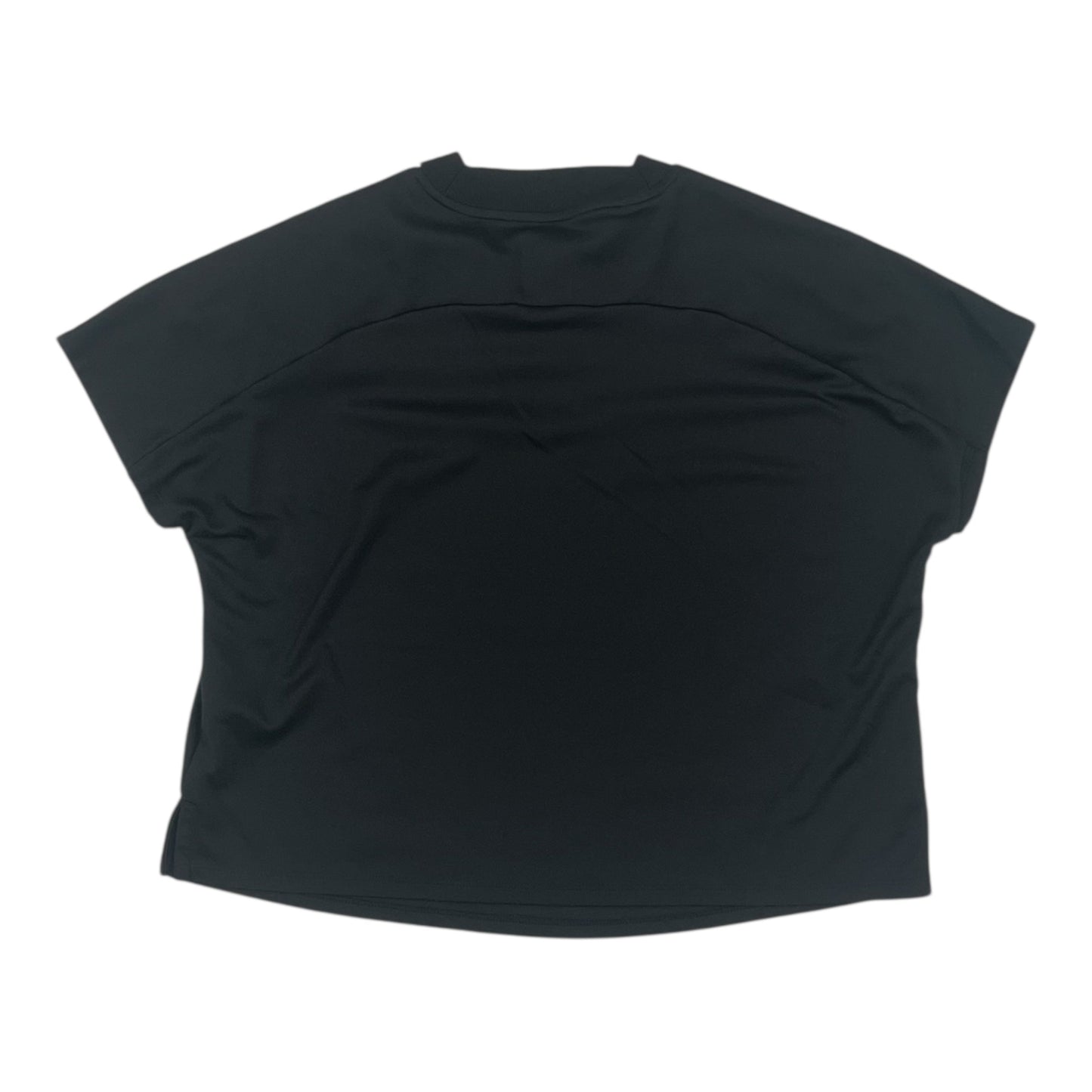 Athletic Top Ss By Adidas In Black, Size:M