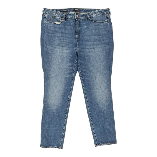 Jeans Straight By Not Your Daughters Jeans In Blue Denim, Size:22