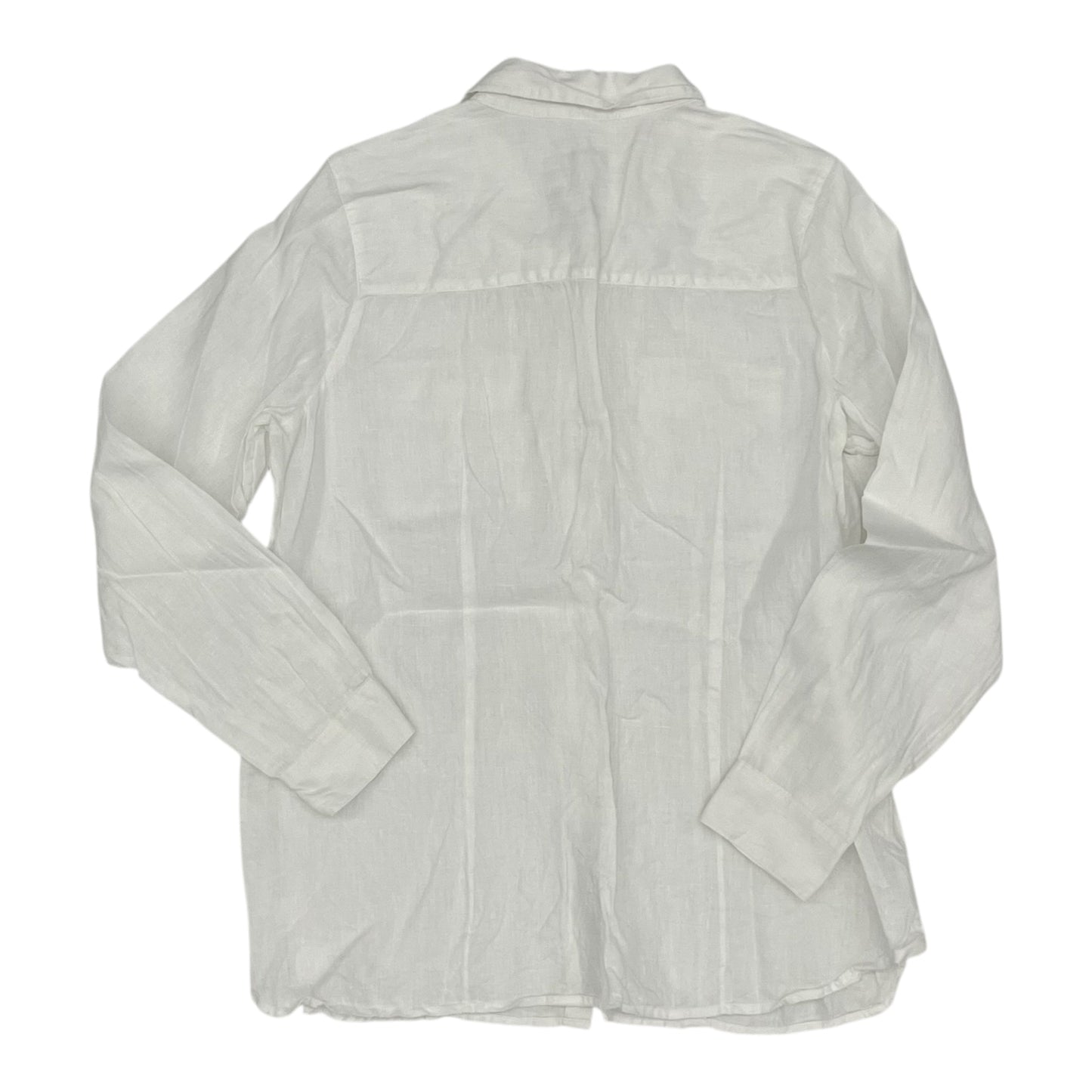 Blouse Ls By J. Jill In Blue & White, Size:S