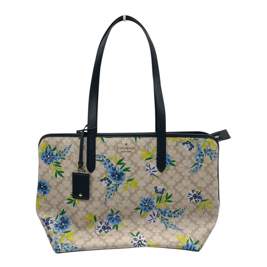 Tote Designer By Kate Spade In Tan, Size:Large