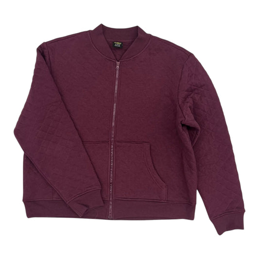 Athletic Jacket By Athletic Works In Purple, Size:Xl