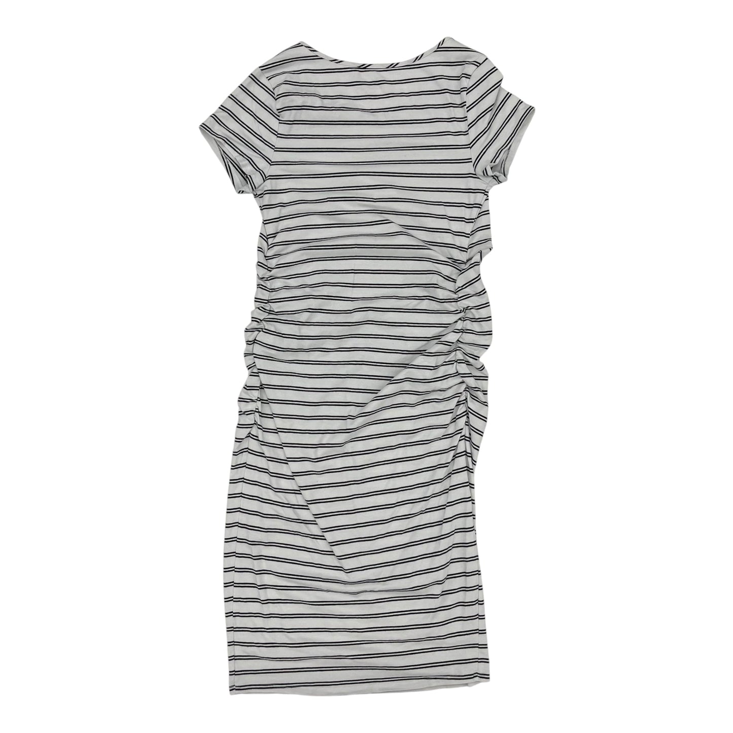 Mat Dress By Isabel Maternity In Black & Cream, Size:L