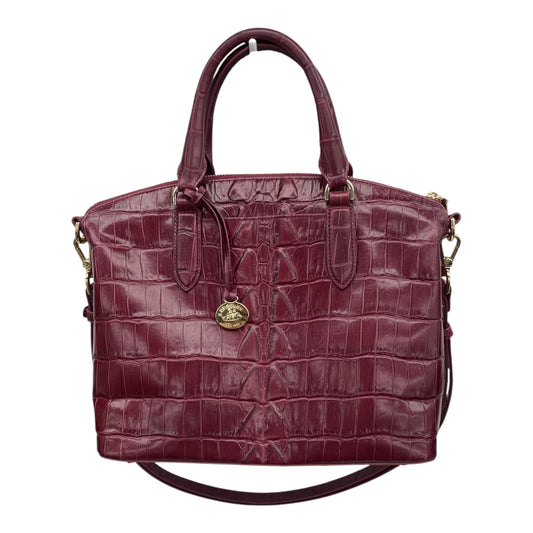 Handbag Designer By Brahmin In Red, Size:Medium