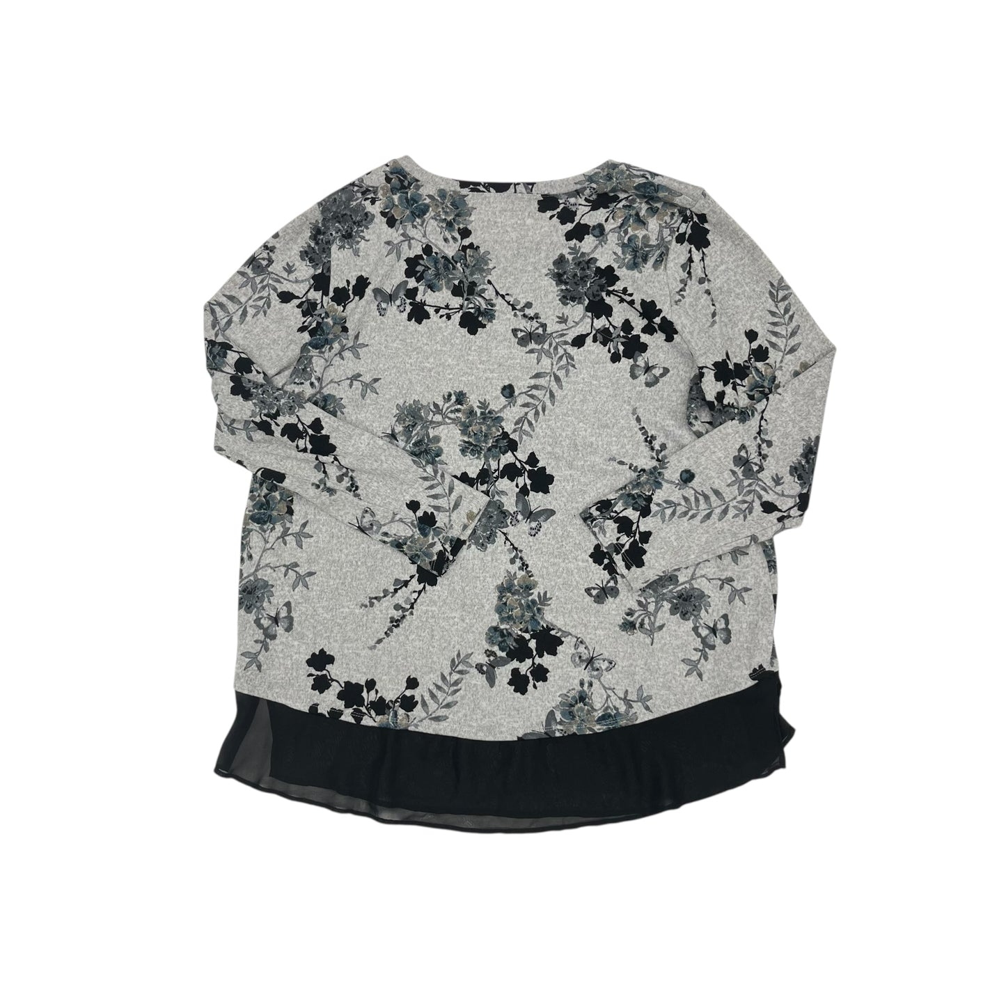 Top Ls By Maurices In Grey, Size:2X