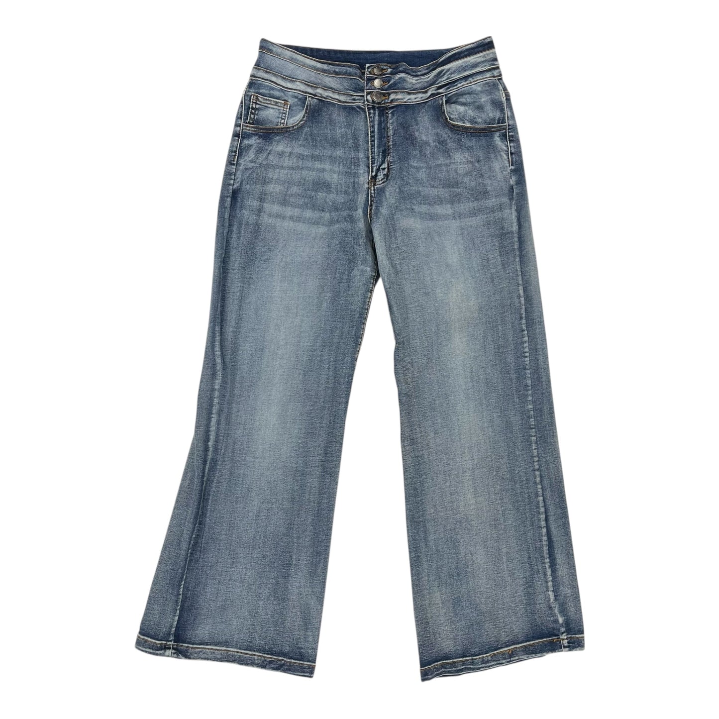 Jeans Flared By Cme In Blue Denim, Size:Xl