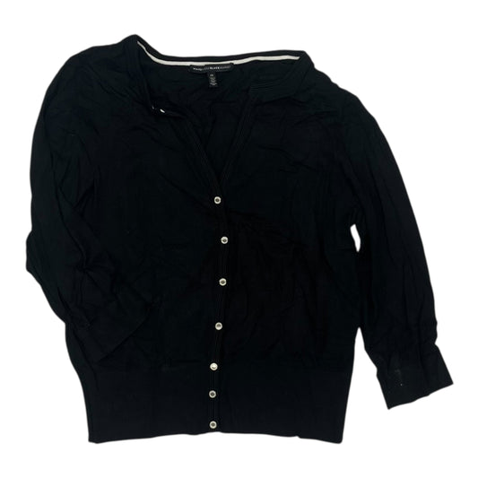 Cardigan By White House Black Market In Black, Size:1X