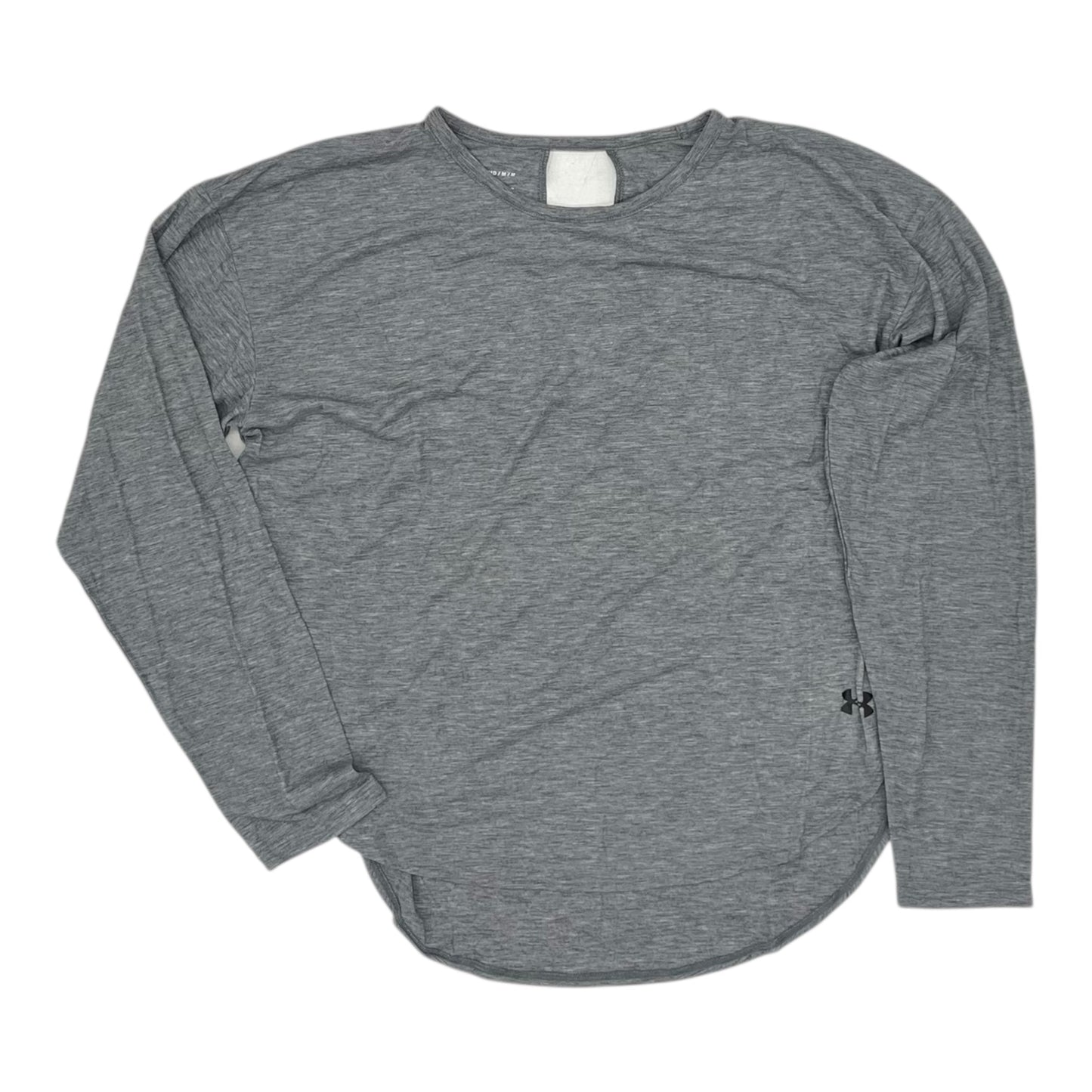 Athletic Top Ls Crewneck By Under Armour In Grey, Size:M