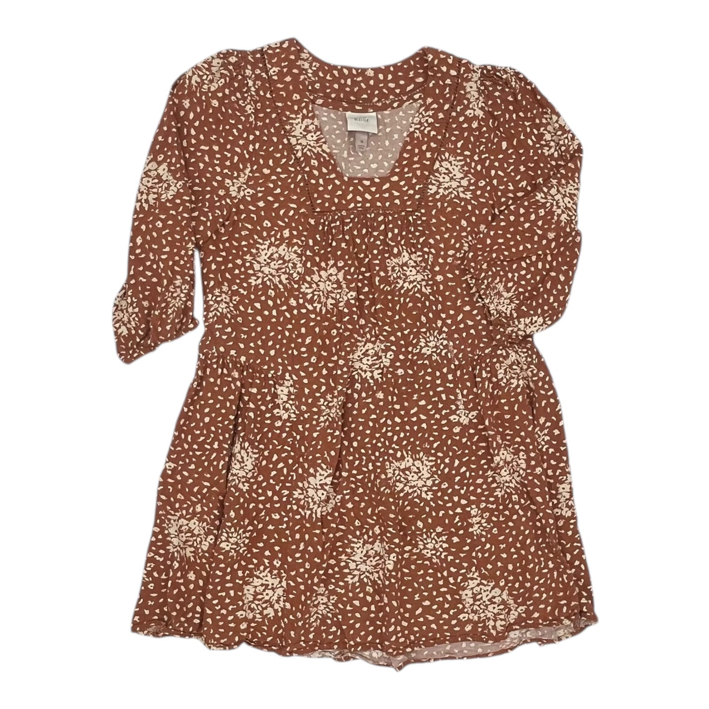 Dress Casual Short By Knox Rose In Orange, Size:M